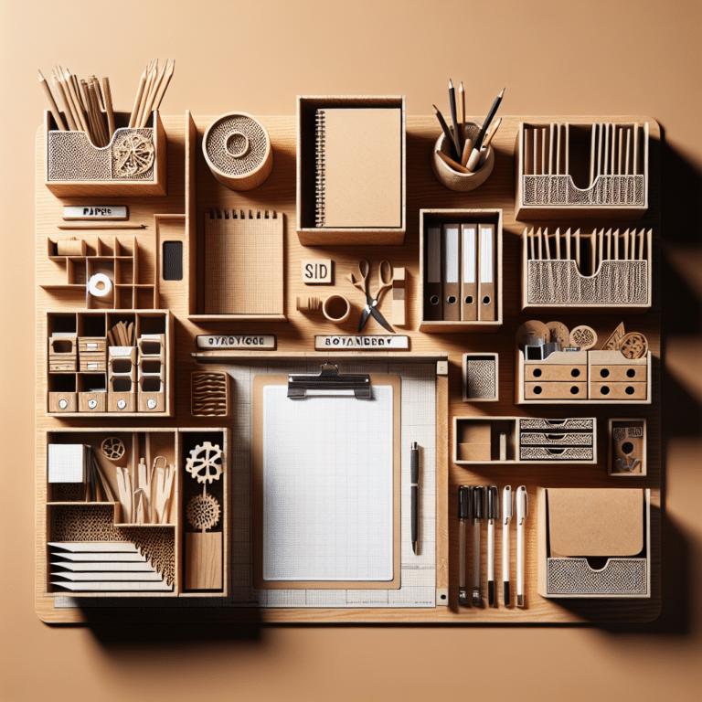 Environmentally Friendly Organizers for a Green Desk