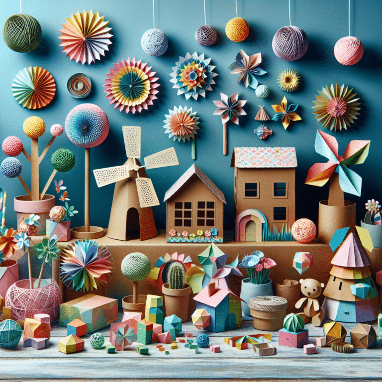 Fun and Easy DIY Eco Crafts Using Only Cardboard and Paper