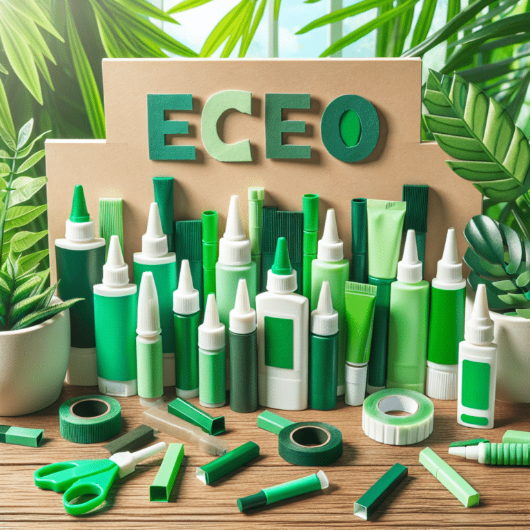 Stick to Eco-Friendly Choices with Green Glue Sticks and Adhesives