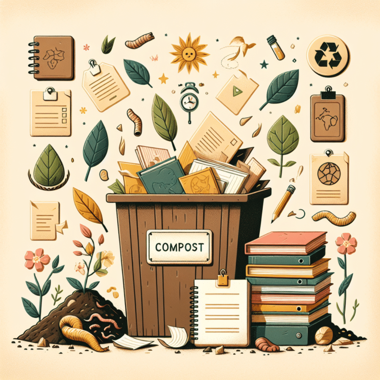 How to Compost Old Paper and Notebooks