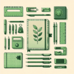 Green Stationery Sets for Students