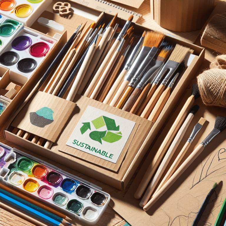 A Comprehensive Review of Sustainable Art Supplies