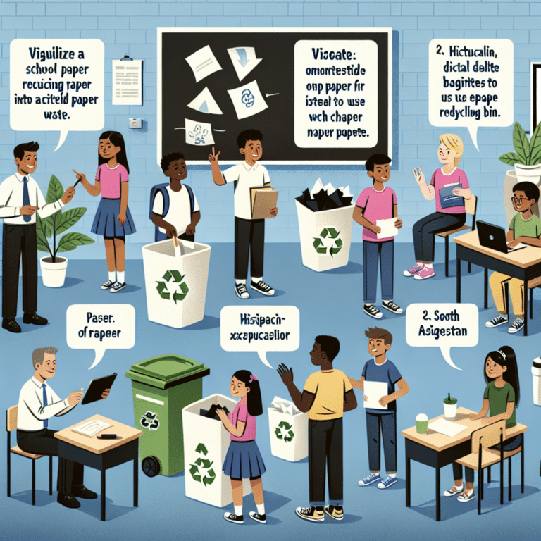 Tips for Reducing Paper Waste at School