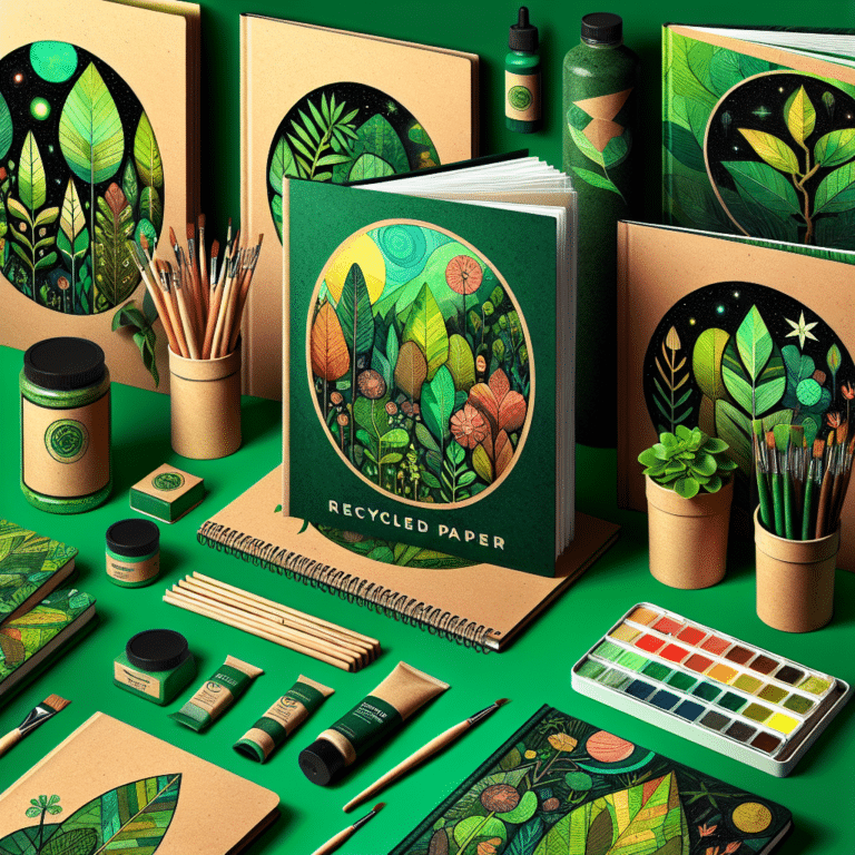 Recycled Paper Sketchbooks: The Perfect Canvas for Green Artists".