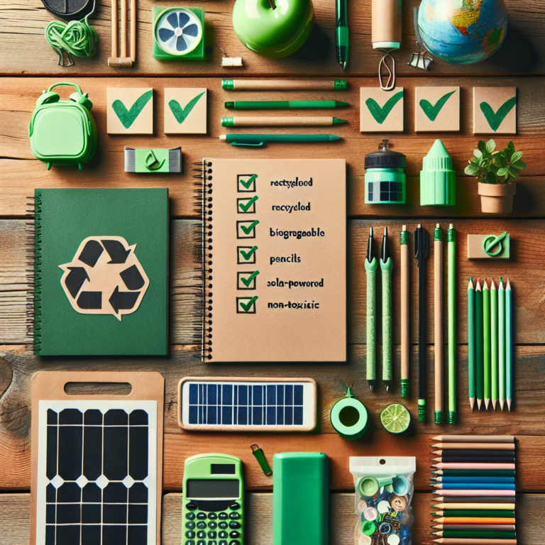 Eco-Friendly School Supply Checklist