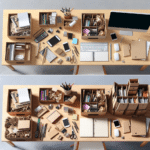 "Reclaim Your Desk Space with Recycled Cardboard Organizers